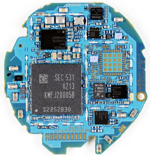 Screen side of Samsung's S2 PCB