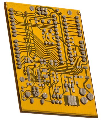 PCB prototype produced by DragonFy 2020 Printer 
