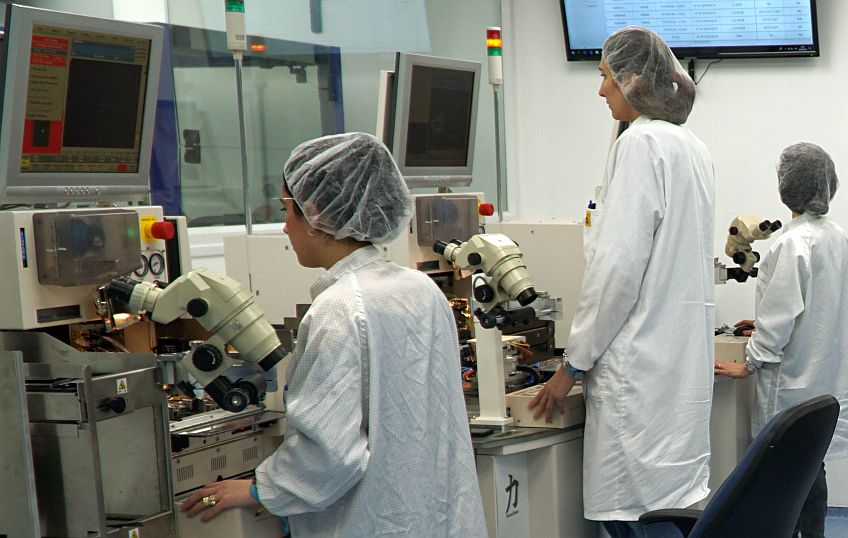 Precision assembly line at Beckermus Technologies