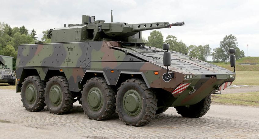 Rheinmetall's Boxer combat reconnaissance vehicle