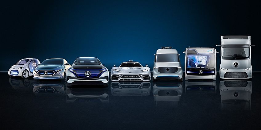 Daimler's future fleet of Electric Vehicles 