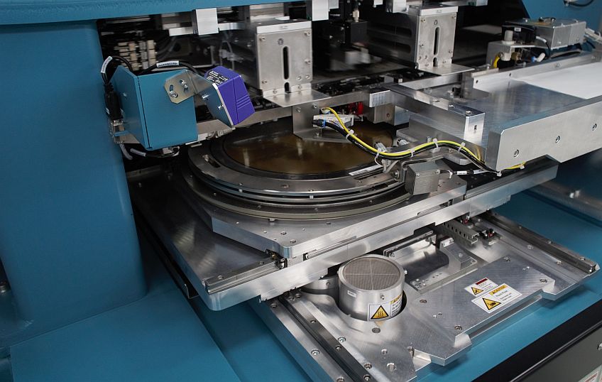 Under the hood: Silicon chips are brought directly from the wafer to the tags