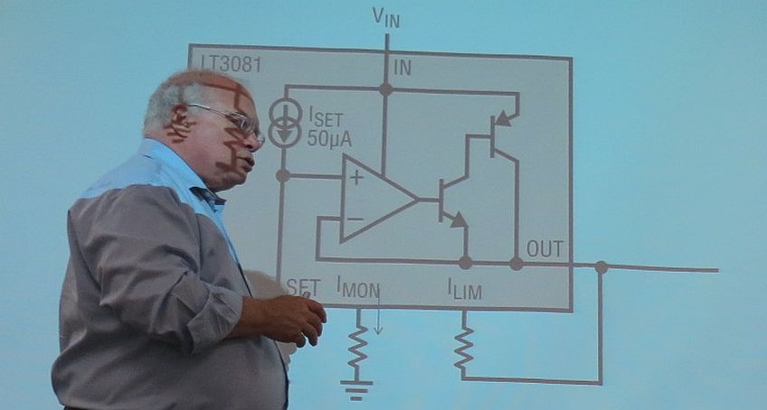Bob Dobkin describes the basics of LT3081. Credit: Techtime
